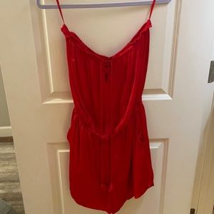 Red romper